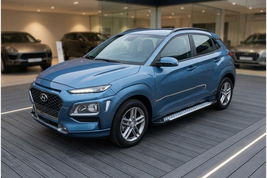 Hyundai Kona 2017-2023 Trittbretter Allmond Grey (2 Stk., Aluminium) Image