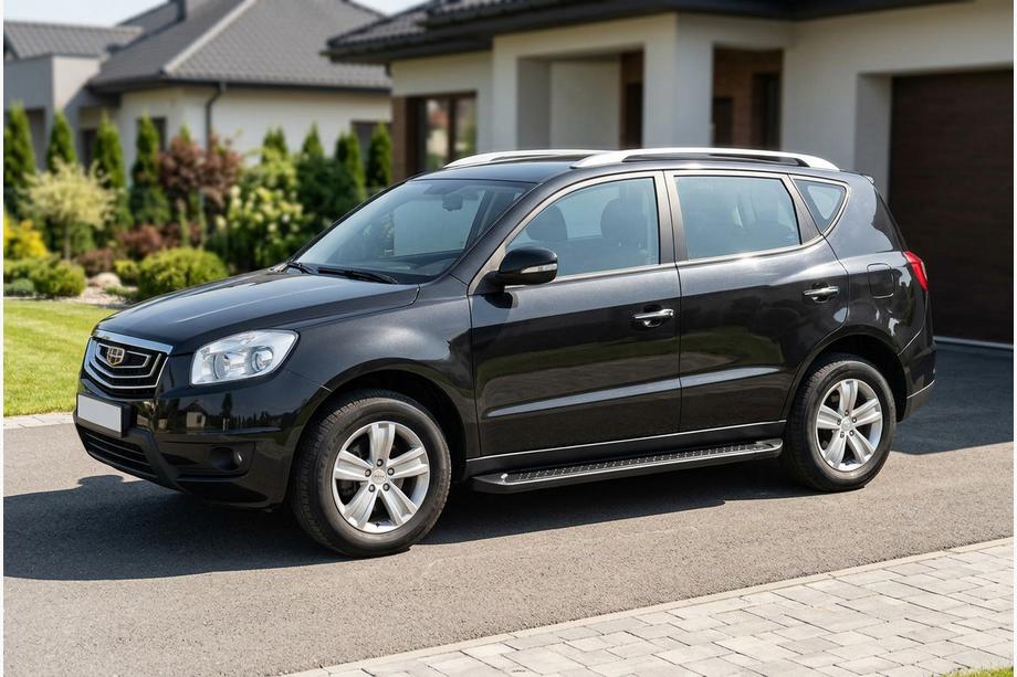 Geely Emgrand X7 2011- Trittbretter Allmond Black (2 Stk., Aluminium) Image