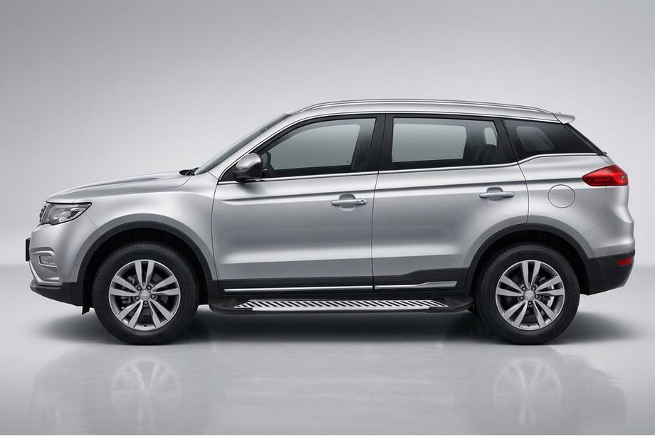 Geely Emgrand X7 2011- Seitenschweller Line (2 Stk., Aluminium) Image