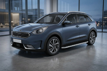 Kia Niro 2016–2021 Seitenschweller Tayga Grey (2 Stk., Aluminium) Foto 1
