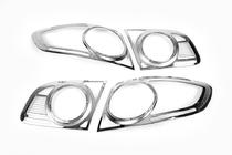 Hyundai Santa Fe 2 2006-2012 Chrom Blenden für Rückleuchten (2 Stk., Kunststoff) Foto 2