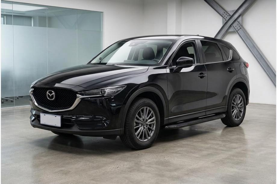 Mazda CX-5 2017–2025 Seitenschweller Tayga Black (2 Stk., Aluminium) Image