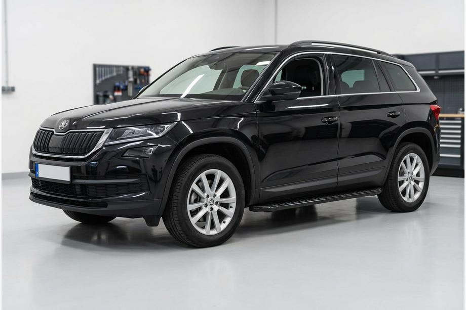 Skoda Kodiaq 2016-2023 Seitenschweller Tayga Black (2 Stk., Aluminium) Image