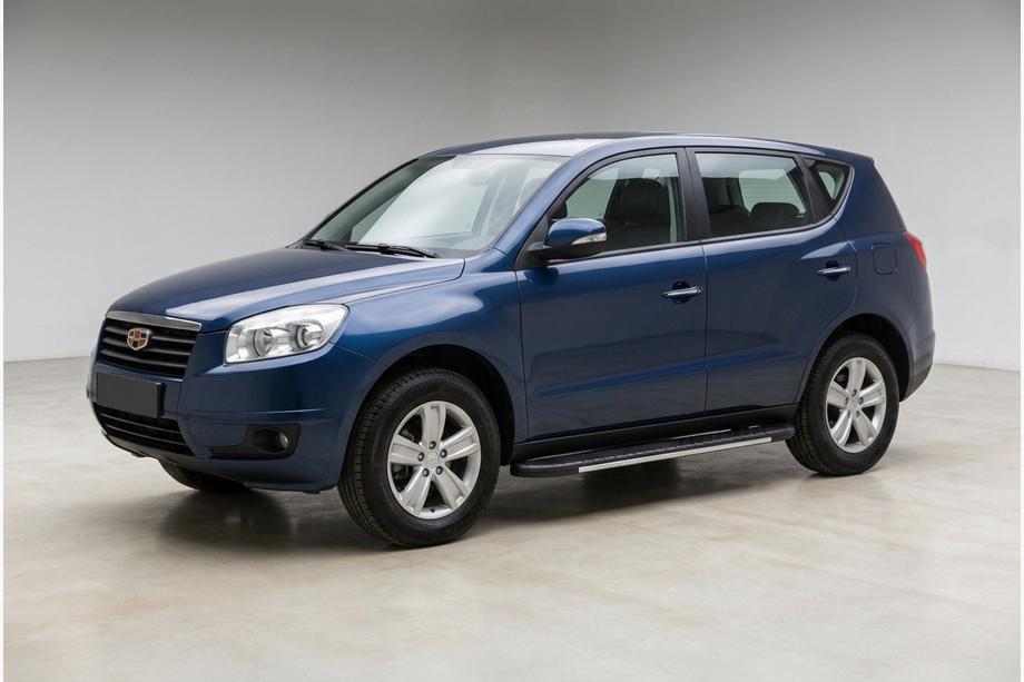 Geely Emgrand X7 2011- Seitenschweller Bosphore Grey (2 Stk., Aluminium) Image