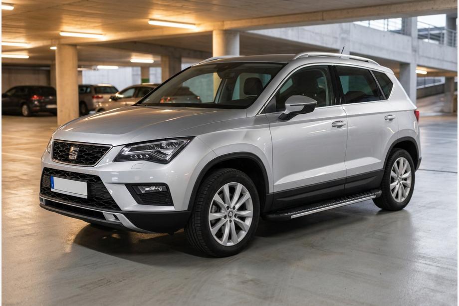 Seat Ateca 2016- Seitenschweller Bosphore Grey (2 Stk., Aluminium) Image
