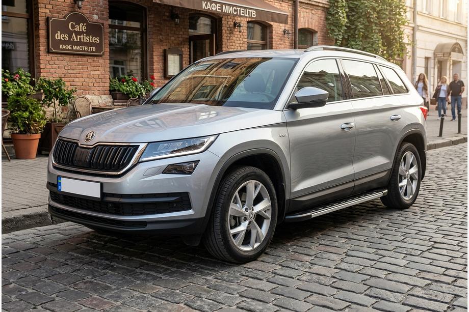 Skoda Kodiaq 2016-2023 Trittbretter Duru (2 Stk., Aluminium) Image