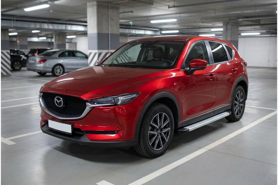 Mazda CX-5 2017–2025 Seitenschweller Maya V2 (2 Stk., Aluminium) Image