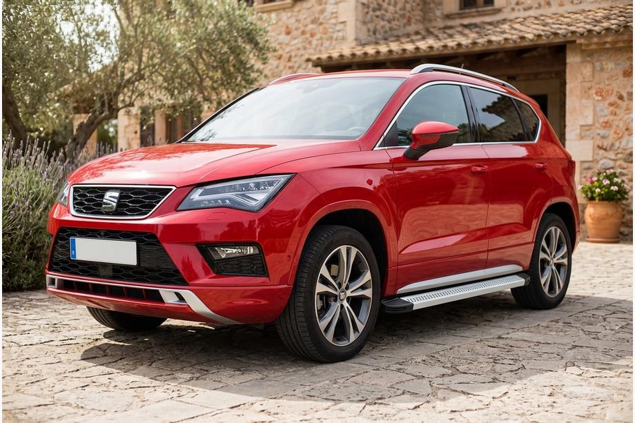 Seat Ateca 2016- Seitenschweller Maya V2 (2 Stk., Aluminium) Image