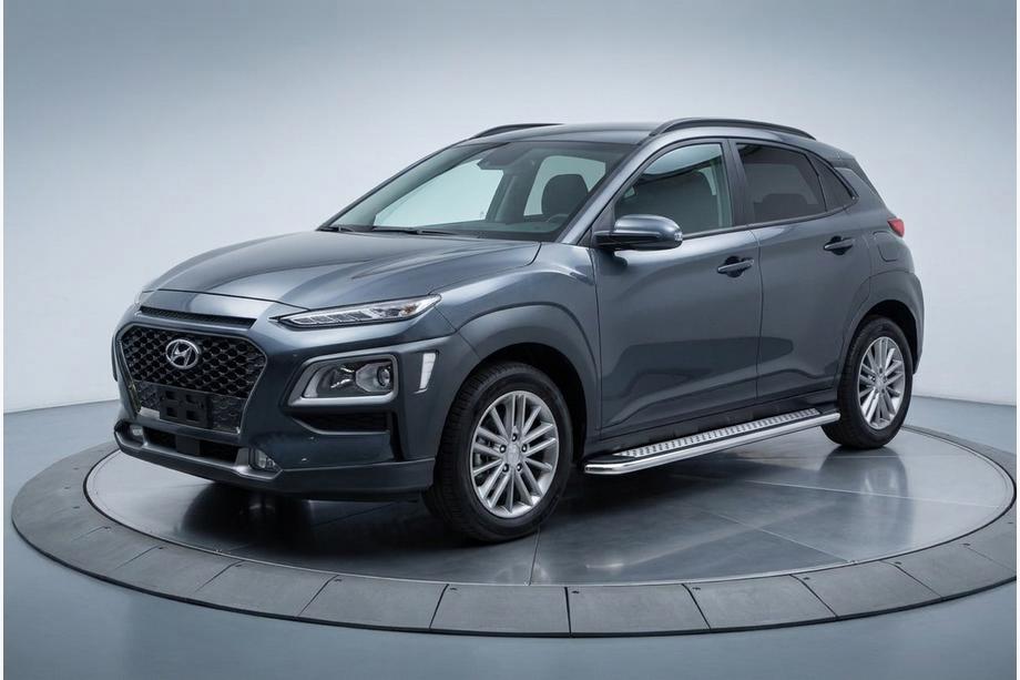 Hyundai Kona 2017-2023 Seitenschweller Maydos V2 (2 Stk., Aluminium & Edelstahl) Image