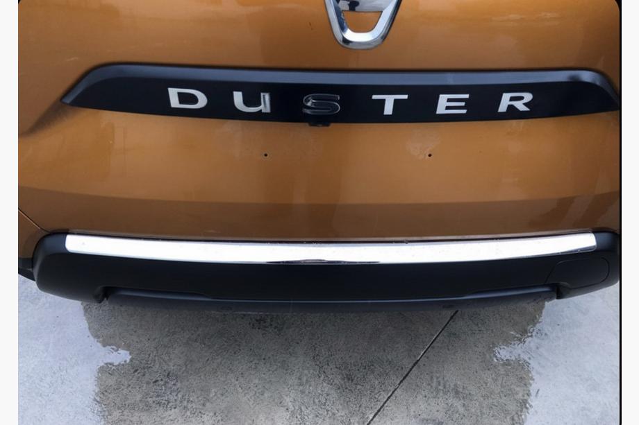 Renault Duster 2018-2024 Heckstoßstangenschutz Carmos V1 Edelstahl Image