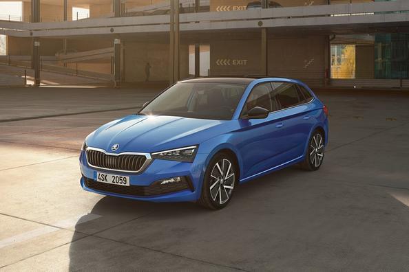 Neue Fließheck Skoda Scala in der Modelreihe der Gesellschaft