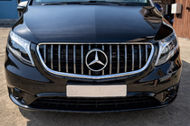 Mercedes Vito/V-class W447 2014- Frontgrill GT Panamericana Chrom (2014-2023 für Vito W447) Foto 1
