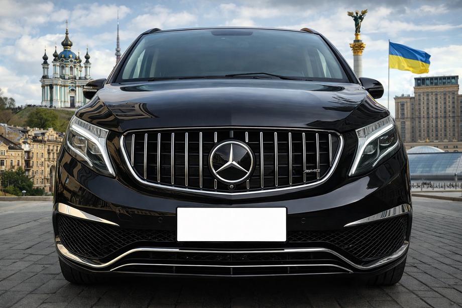Mercedes Vito/V-class W447 2014- Frontgrill GT Panamericana Chrom (2014-2019 für V-Klasse) Image
