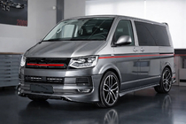 Volkswagen T6 2015-2024 Frontstoßstangenaufsatz ABT Original 2015-2018 (grundiert zum Lackieren) Foto 3