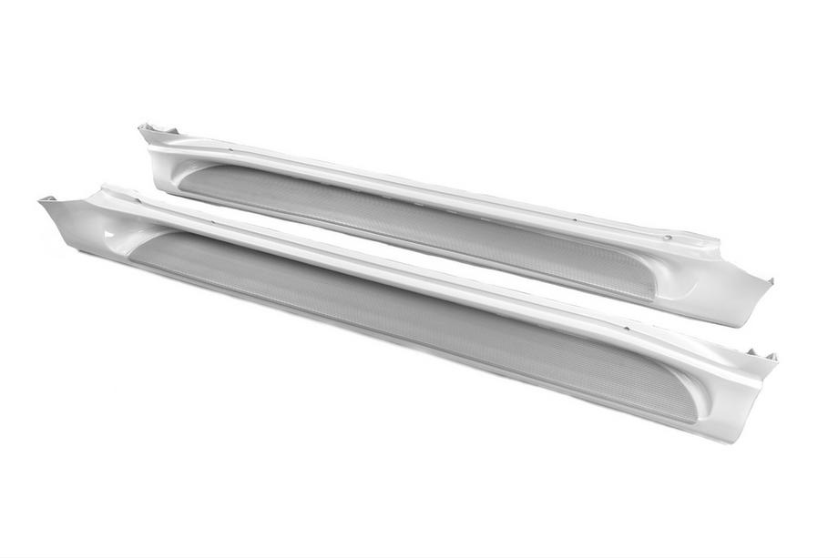 Toyota Land Cruiser Prado 150 2009-2023 Seitenschweller GX-Style (2 Stk., Aluminium) Weiß (schwarze Trittstufe) Foto 12