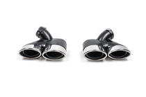 Mercedes E-class W211 2002-2009 Auspuffblenden V1 (2 Stk) Foto 1