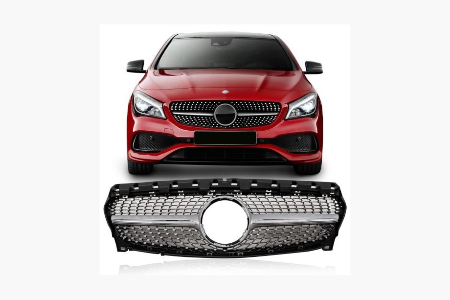 Mercedes CLA C117 2013-2019 Frontgrill (2017-2019, Diamond Silver) Image