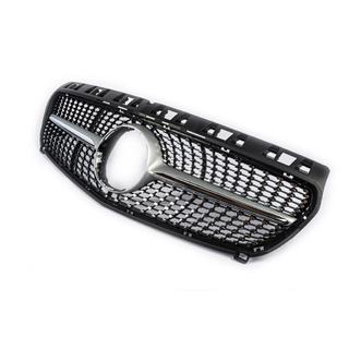 Frontgrill Diamond Silber (2012-2015) Mercedes A-сlass W176 2012-2018 Foto 3