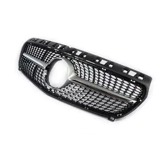 Frontgrill Diamond Silber (2012-2015) Mercedes A-class W176 2012-2018 Foto 3