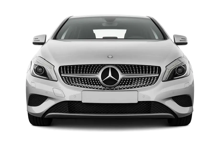 Mercedes A-class W176 2012-2018 Frontgrill Diamond Silber (2012-2015) Image