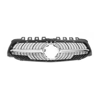 Frontgrill Diamond Silber (für 2018-2022) Mercedes A-сlass W177 2018- Foto 2