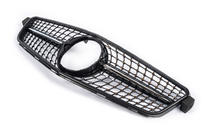 Mercedes C-class W204 2007-2015 Frontgrill Diamond Black Foto 3