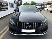 Mercedes C-class W205 2014-2021 Frontgrill Panamericana GT (für Avantgarde/AMG-Line/C43 AMG) 2018+, mit Kamera Foto 6