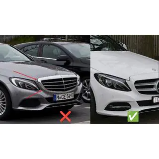 Frontgrill Panamericana GT (für Avantgarde/AMG-Line/C43 AMG) Foto 4