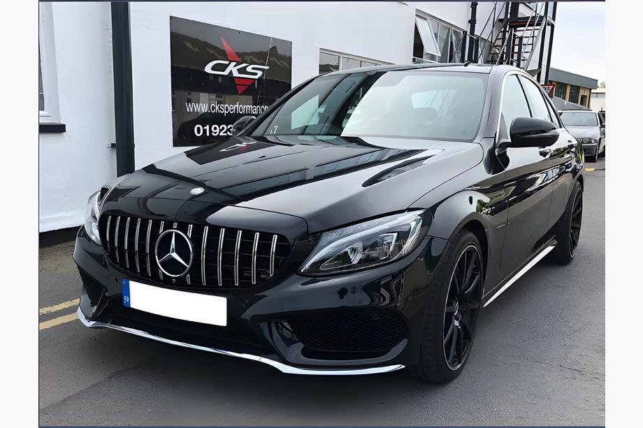 Mercedes C-class W205 2014-2021 Frontgrill Panamericana GT (für Avantgarde/AMG-Line/C43 AMG) Foto 8