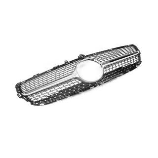Frontgrill mit Rahmen 2014-2018 (Diamond Silver) Mercedes CLS C218 2011-2018 Foto 4