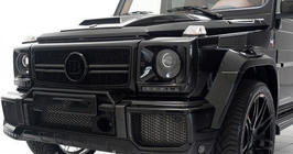 Mercedes G class W463 1990-2018 Scheinwerferabdeckungen mit LED (6 Dioden, Set) Foto 5