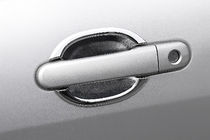Nissan Tiida 2004-2011 Schalen für Türgriffe (4 Stk, Kunststoff) Foto 1