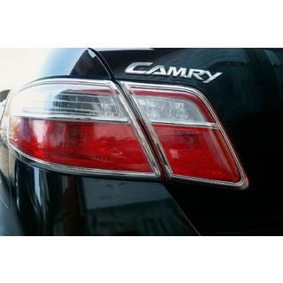 Chrom Rückleuchten Abdeckungen (2 Stk, Kunststoff) Toyota Camry 2006-2011 Foto 3