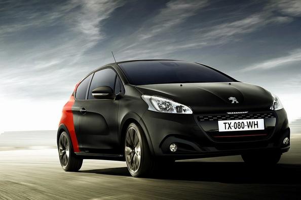 Übersicht der dreitürigen Fließheck Peugeot 208 GTI Version