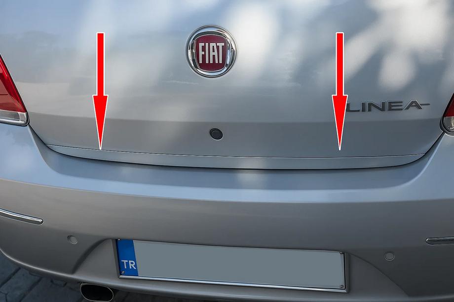Fiat Linea 2006-2018 Kofferraumleiste Edelstahl Image