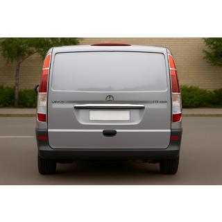 Chrom Blenden für Rückleuchten (2 Stk, Edelstahl) Mercedes Vito W639 2004-2014 Foto 1