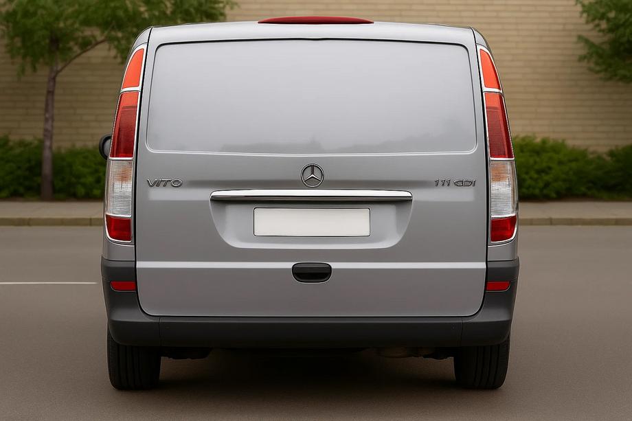 Mercedes Vito W639 2004-2014 Chrom Blenden für Rückleuchten (2 Stk, Edelstahl) Image
