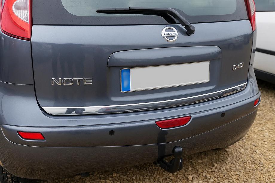 Nissan Note 2004-2012 Kofferraumleiste Edelstahl Image
