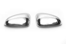 Seat Leon 2005-2012 Chrom Spiegelkappen (2005-2010, 2 Stk., Edelstahl) Carmos - Türkischer Edelstahl Foto 3