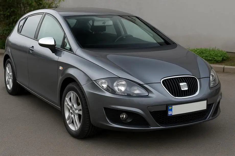 Seat Leon 2005-2012 Chrom Spiegelkappen (2005-2010, 2 Stk., Edelstahl) Image