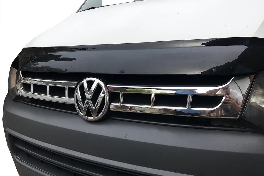 Volkswagen T5 2010-2015 Grill Blenden Chrom (Carmos, 2 Stk., Edelstahl) Foto 1