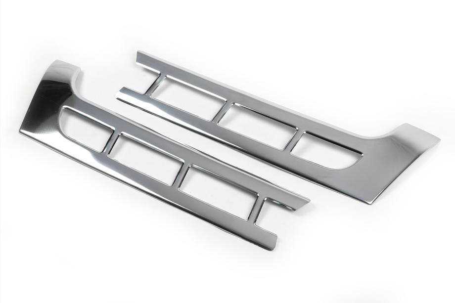 Volkswagen T5 2010-2015 Grill Blenden Chrom (Carmos, 2 Stk., Edelstahl) Foto 6