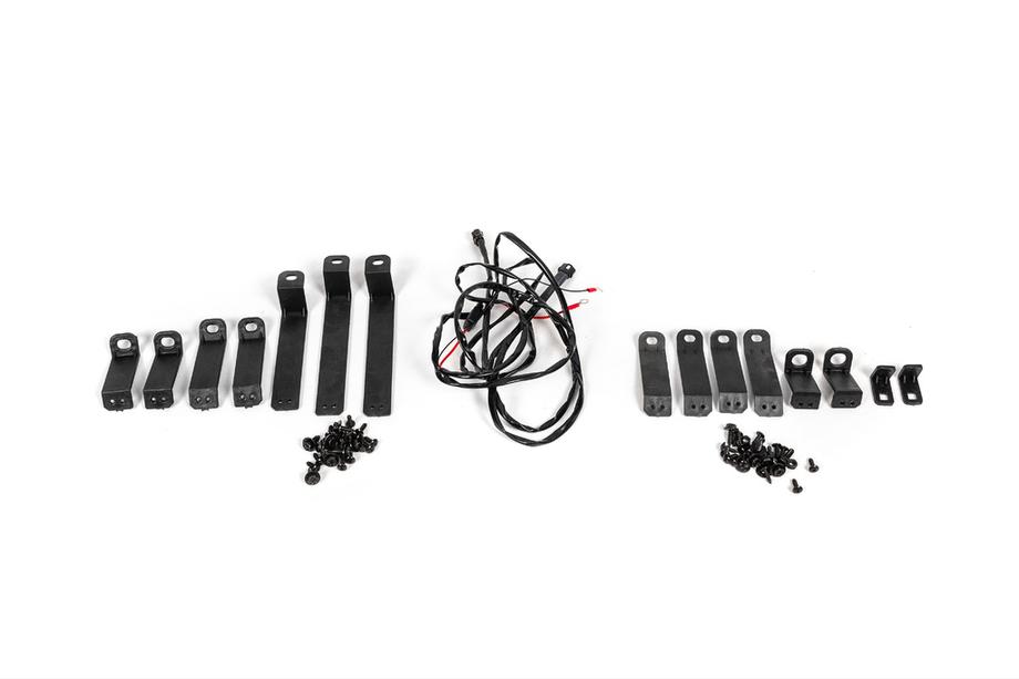 Toyota Land Cruiser Prado 150 2009-2023 Stoßstangenabdeckungen vorne und hinten TRD (2017-) Schwarz Foto 10