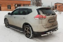 Nissan X-trail T32/Rogue 2014-2021 Heckschutzbügel NSXT.13.6.B1-08 (Edelstahl) Foto 4