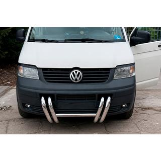 Frontbügel ST006-03 mit Nieren (Edelstahl) Volkswagen T5 Transporter 2003-2010 Foto 2