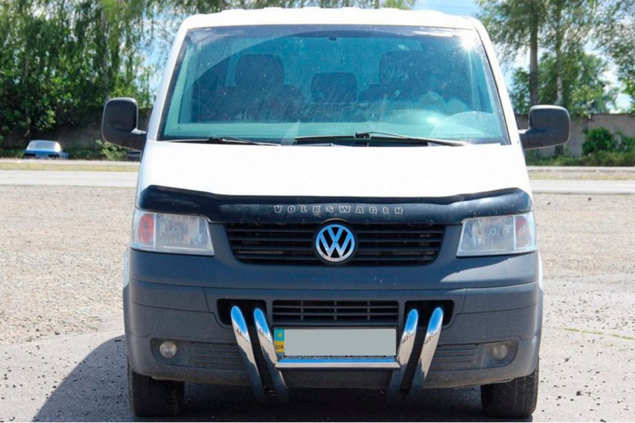 Volkswagen T5 Transporter 2003-2010 Frontbügel ST006-03 mit Nieren (Edelstahl) Foto 8
