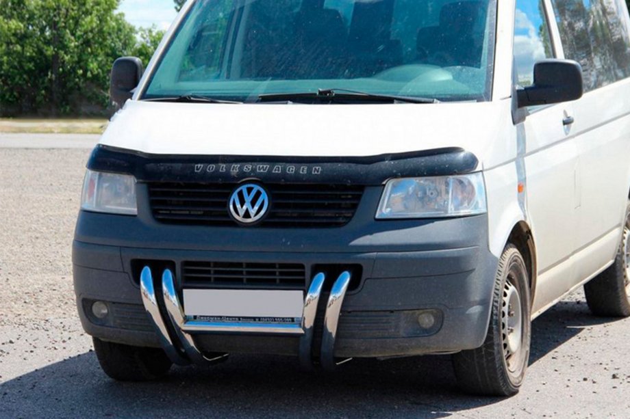 Volkswagen T5 Transporter 2003-2010 Frontbügel ST006-03 mit Nieren (Edelstahl) Foto 7