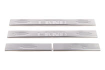 Toyota Land Cruiser 100 1998-2007 Einstiegsleisten Carmos (4 Stk, Edelstahl) Foto 2