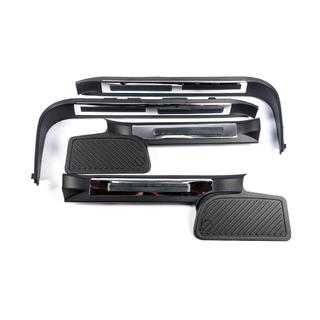 Kunststoff Einstiegsleisten mit Beleuchtung (schwarz) Toyota Land Cruiser 200 2007-2021 Foto 4