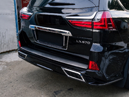 Lexus LX570/450d 2008-2022 Heckstoßstangeneinsatz mit Chrom (2016+) Foto 3
